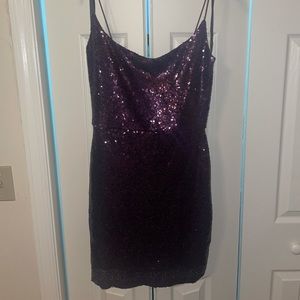 Windsor Store Purple Sequin Dress